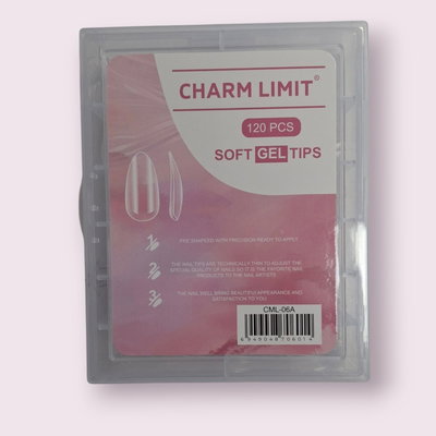 tips charm limit 120pcs almendra
