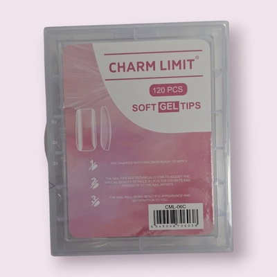 tips charm limit 120pcs cuadrada