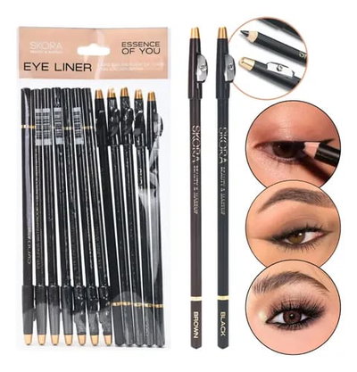 lapiz negro y marron skora