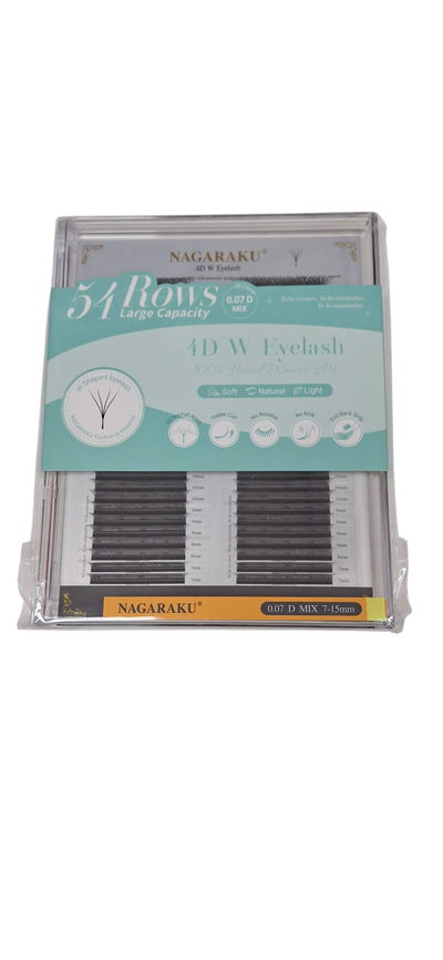 PESTAÑAS NAGARAKU 4D 54TIRAS MIX