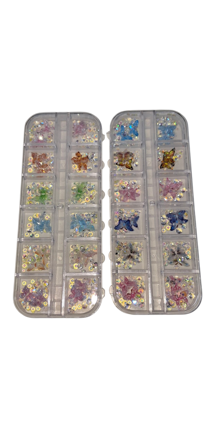 DECORACION MARIPOSA PARA UÑAS X1