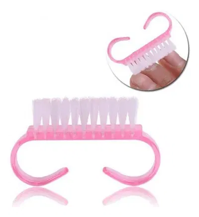 CEPILLO ROSA PARA UÑAS X1