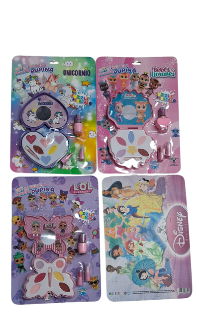 SET MAQUILLAJE DE NENA INFANTIL X1