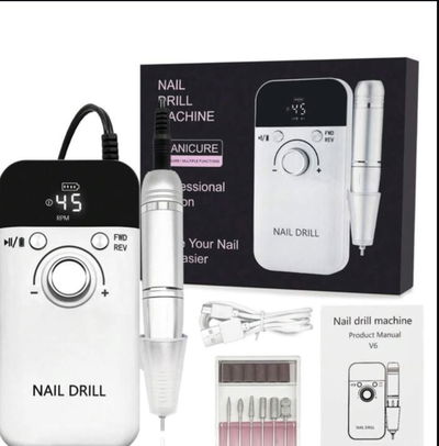 TORNO PORTÁTIL PARA UÑAS NAIL DRILL 
