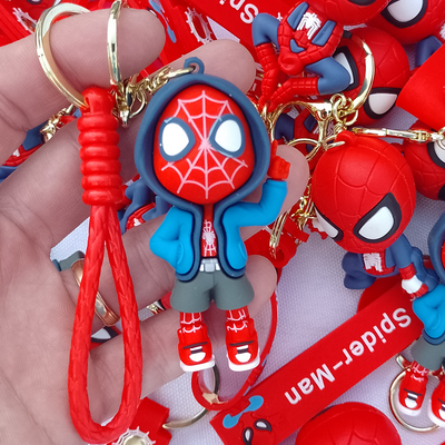Llavero Goma Spiderman Modelos Varios