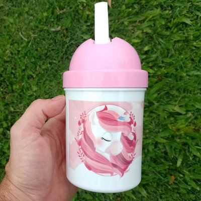 Cantimplora Infantil con pico Personalizada.
