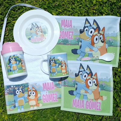 Set de Jardín Bluey - Blippi - La Casa de Gaby - Cleo y Cuquin - Baby Shar - Bichikids