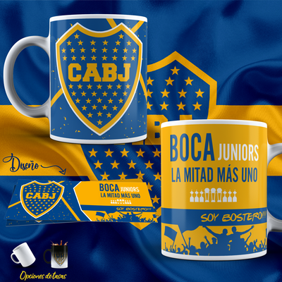 Tazas de Cerámica Boca Juniors.  