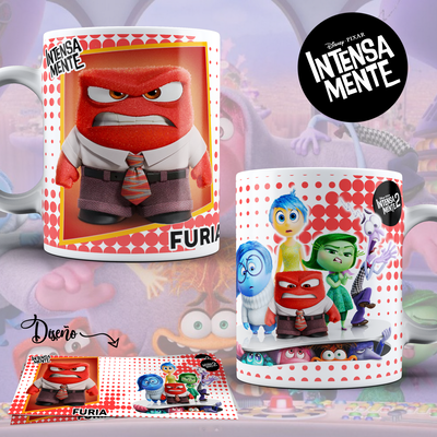 Tazas de Cerámica o Plástica Intensamente . A partir de ↓