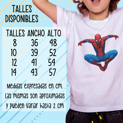 Remera Spum Niños Personalizada