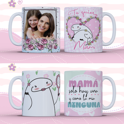 Tazas Flork Día de la Madre de Cerámica o Plástica