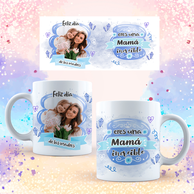 Tazas con Foto y Frases  Día de la Madre de Cerámica o Plástica