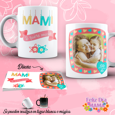Tazas Frases y Fotos Día de la Madre - de Cerámica o Plástica