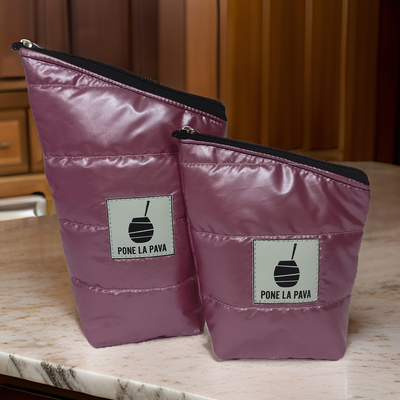 Bags Yerbera y Azucarera Morado Metalizado - Pone La Pava
