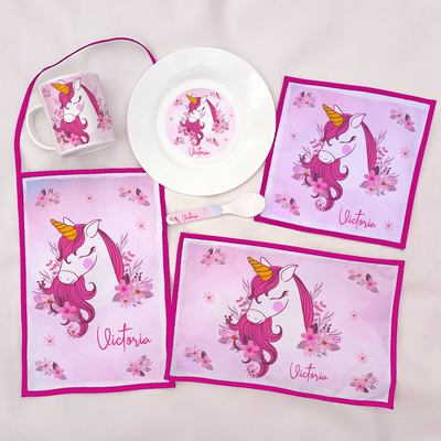 Set de Jardín diseños Unicornios