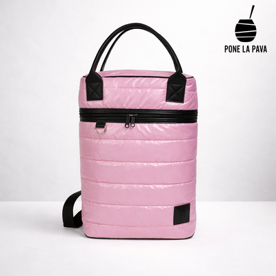 Mochila Matero Rosa Metalizado - Pone La Pava