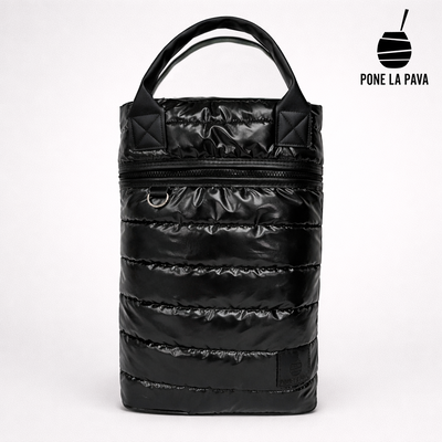 Mochila Matera Negro Metalizado - Pone La Pava