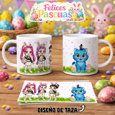 Tazas Pascua - de Cerámica o Plástica