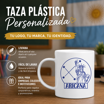 Taza Plástica con Tu Logo  