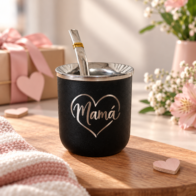 Mate de acero inoxidable para Mamá Personalizado