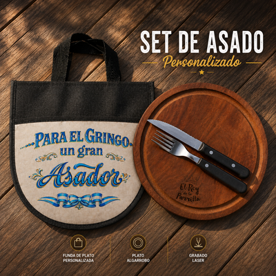 Set de Asado Personalizado.  
