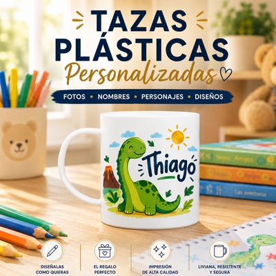 Taza Plástica Personalizada 
