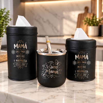 Set de mate - Latas y Mate - Día de la Madre