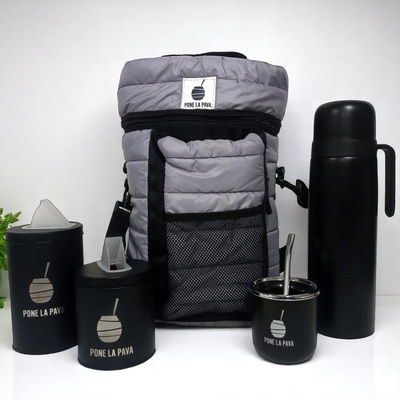 Equipo Matero Gris/Negro con Latas - Pone La Pava