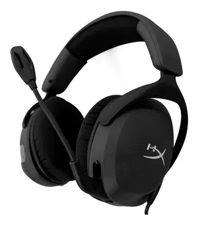 Auriculares Con Cable Hyperx Cloud Stinger Core 2 Gamer Color Negro Luz 