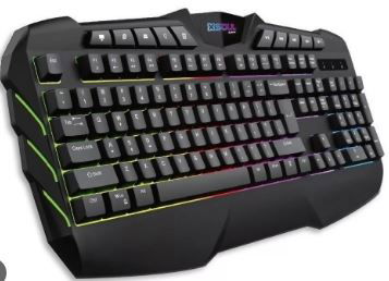 GAMING TECLADO XK700 USB MULTIFUNCION LED MULTICOLOR