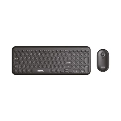 KIT TECLADO Y MOUSE SOUL OFFICE CW250 NEGRO