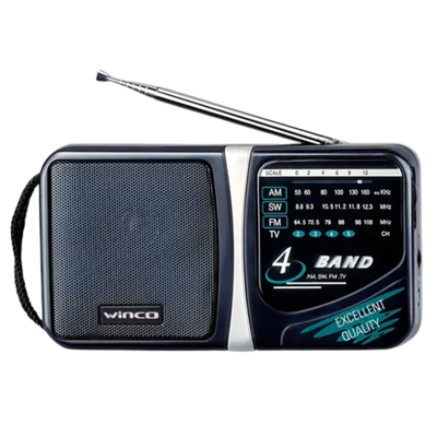 RADIO PORTATIL AM/FM WINCO W-204