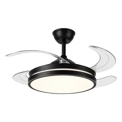 VENTILADOR DE TECHO LED RETRÁCTIL WINCO NEGRO