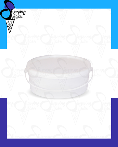 BALDE PLASTICO 3 LITROS CON MANIJA Y TAPA (35 uds)
