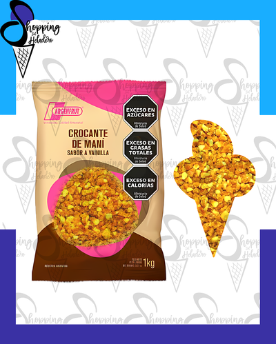 CROCANTE DE MANI SABOR VAINILLA SIN CARAMELIZAR