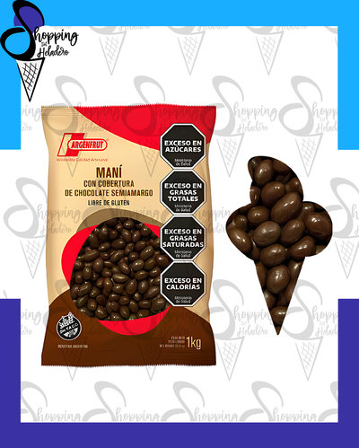 MANI BAÑADO CHOCOLATE SEMIAMARGO ARGENFRUT