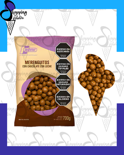 MERENGUITOS BAÑADOS EN CHOCOLATE CON LECHE ARGENFRUT