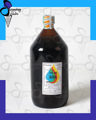 COLORANTE LIQUIDO AZUL 15-30 GHELCO 1LITRO