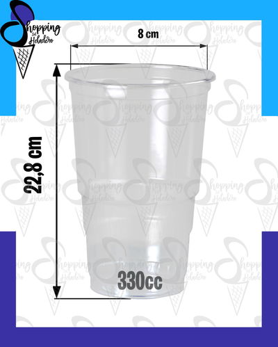 VASO GLASS 330cc (PARA MILK,BATIDOS,EXPREIMIDOS)   