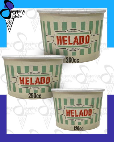 TACITA POLIPAPEL PARA HELADOS GENERICOS