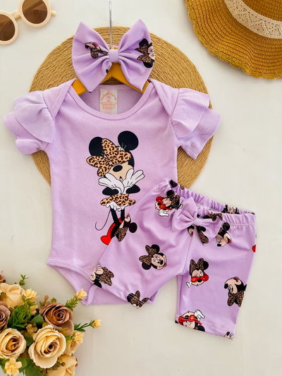 Set trío Minnie lila 💜