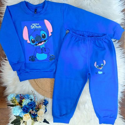 CONJUNTO FRIZADO STITCH 💙