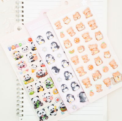 Stickers animalitos 3D 