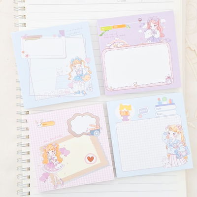 Block de hojitas anime