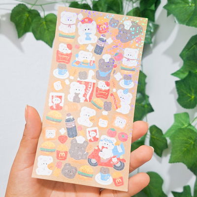 Sticker bear delivery