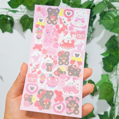 Sticker bear love