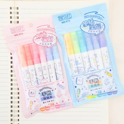 Resaltadores x 6 unid