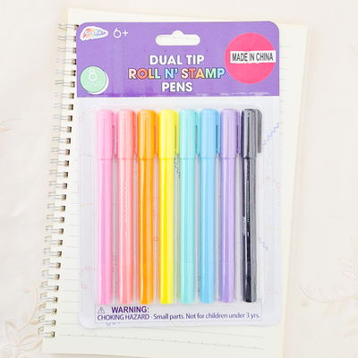 Marcadores doble punta roller