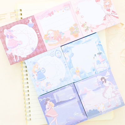 Block de hojas kawaii