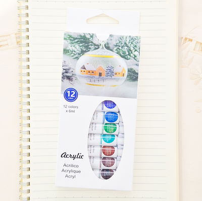 Pintura acrilica x 12 unid